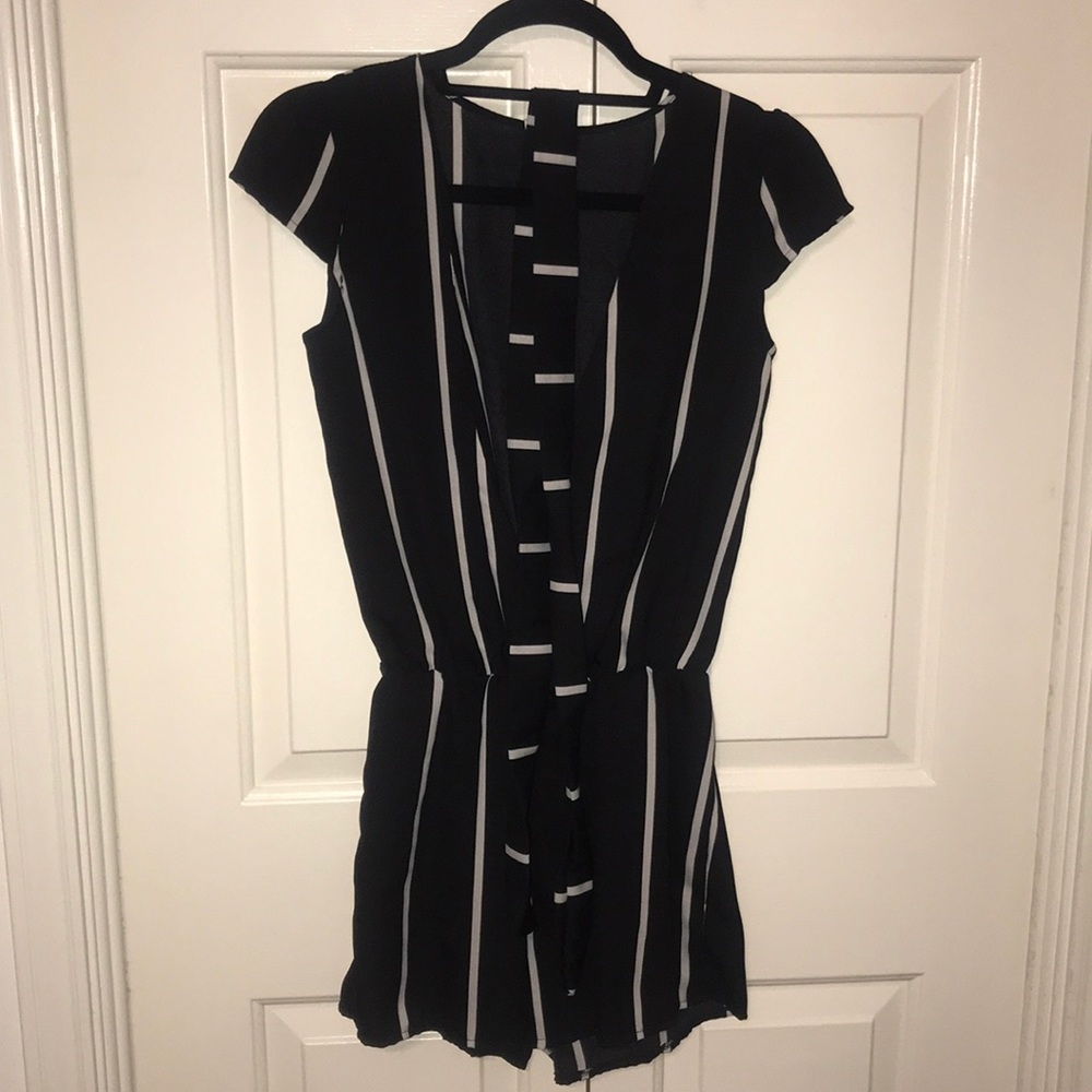 Black and White Romper